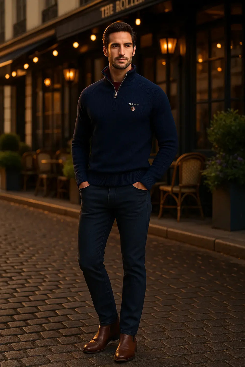 Premium Half-Zip Sweater